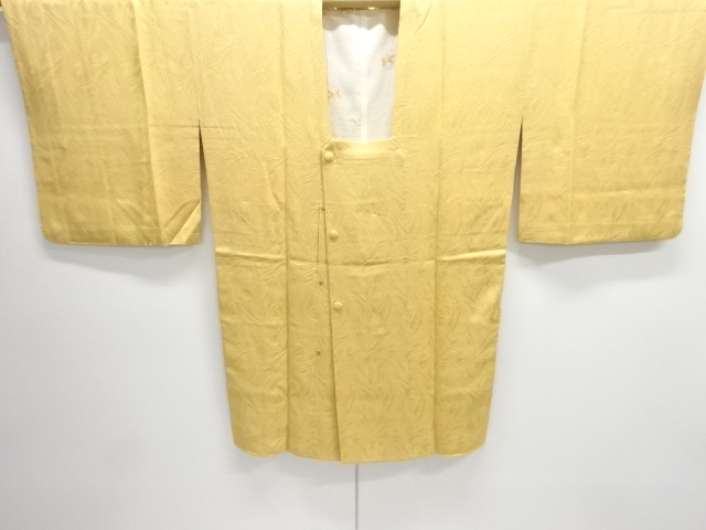 JAPANESE KIMONO / MICHIYUKI COAT / WOVEN FLOWER & PLANT 